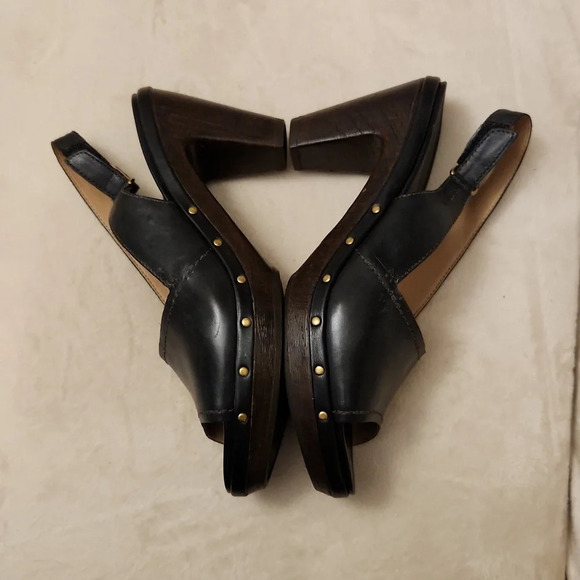 Naturalizer Women's Black Peep Toe Sling Back Sandal - Picture 4 of 8